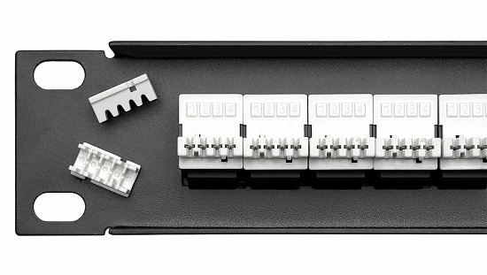 Патч-панель телефонная 19" Cabeus PL-25-TEL-Toolless 1U 25 портов