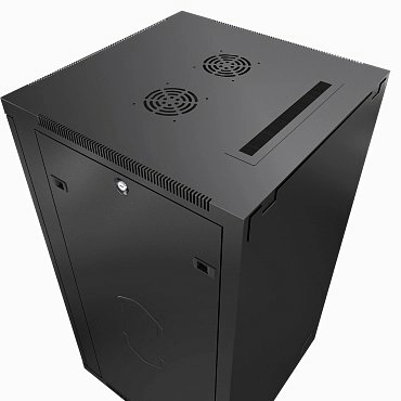 Шкаф серверный 12U Cabeus SH-05F-12U60/60m-R-BK