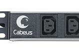 Блок розеток  19"  10А Cabeus PDU-8I-2IEC 8 розеток