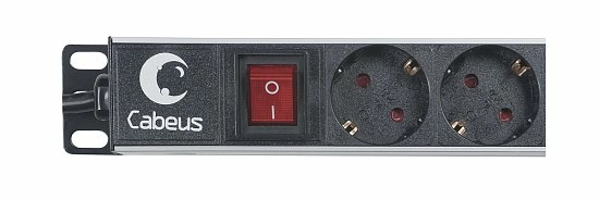 Блок розеток  19"  16А Cabeus PDU-12P-2EU 12 розеток