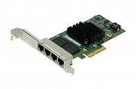 Сетевая карта Intel I350-T4 (Ver.2) / 1 Гбит в сек / 4 порта RJ-45