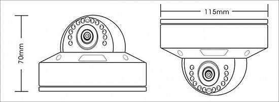 Внутренняя IP Видеокамера SKVISION SK-921HDP
