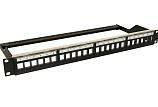Модульная патч-панель 19" Hyperline PPBL6-19-24-RM 1U 24 порта