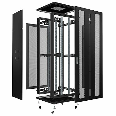 Шкаф серверный 42U Cabeus ND-05C-42U80/80-BK