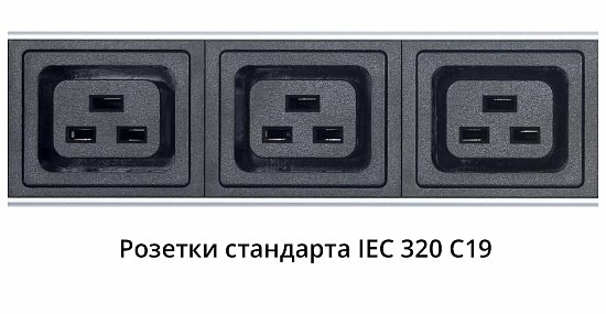 Блок розеток  19"  32А Cabeus PDU-32-10S-10C19-8C13-B-T 28 розеток