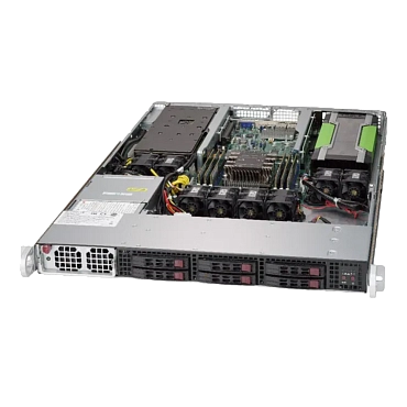 Сервер Supermicro SuperServer 1019GP-TT 6x2.5" Rack 1U, SYS-1019GP-TT