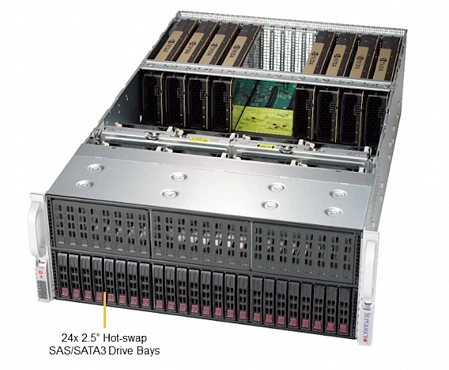 4-unit GPU-сервер на базе Supermicro