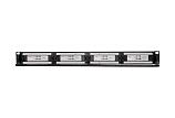 Патч-панель 19" Кат.6 Rexant 02-0231 1U 24 порта