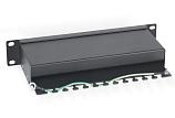 Патч-панель 10" Кат.6 Cabeus PL-12-Cat.6 10"-SH-Dual 1U 12 портов
