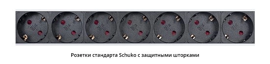 Блок розеток  19"  16А Cabeus PDU-16-10S-10C13-B 20 розеток