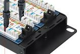 Патч-панель 19" Кат.6а Cabeus PL-48-Cat.6A-Dual 2U 48 портов