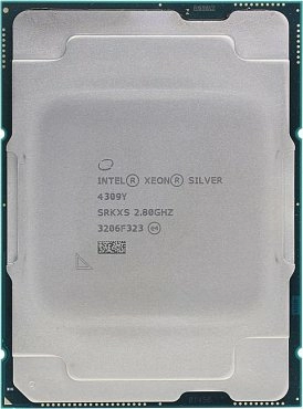 Процессор Intel Xeon Silver 4309Y 12M Cache, 2.80 GHz, 8 ядер LGA 4189