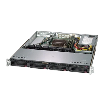 Сервер Supermicro SuperServer 5019C-M 4x3.5" Rack 1U, SYS-5019C-M