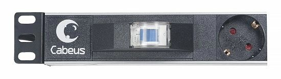 Блок розеток  19"  16А Cabeus PDU-6P-B-2EU 6 розеток