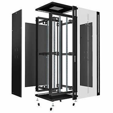 Шкаф серверный 42U Cabeus SH-05C-42U80/80-BK