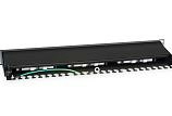 Патч-панель 19" Кат.6а Cabeus PL-24-Cat.6A-Dual 1U 24 порта