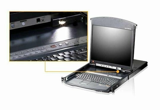 KVM Консоль Aten KL1508AiM / KL1508AiM-AXA-RG