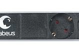 Блок розеток  19"  10А Cabeus PDU-6P-2IEC 6 розеток