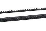 Патч-панель 19" Кат.6 Cabeus PLHD-24-Cat.6-Dual-180-0,5U 0.5U 24 порта