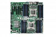 Материнская плата Supermicro X9DR3-LN4F+ rev 1.2 (2xLGA2011, 24xDDR3, Raid 3gb/s)