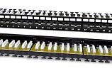 Патч-панель 19" Кат.6а Hyperline PP2-19-24-8P8C-C6A-110D 1U 24 порта