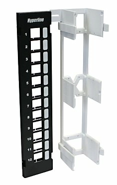Настенная модульная патч-панель Hyperline PPWBL-12 12 портов