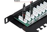 Патч-панель 19" Кат.5е Cabeus PLHD-24-Cat.5e-Dual-90-0,5U 0.5U 24 порта