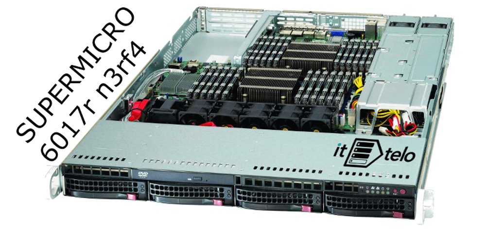Обзор сервера Supermicro 6017R-N3RF4