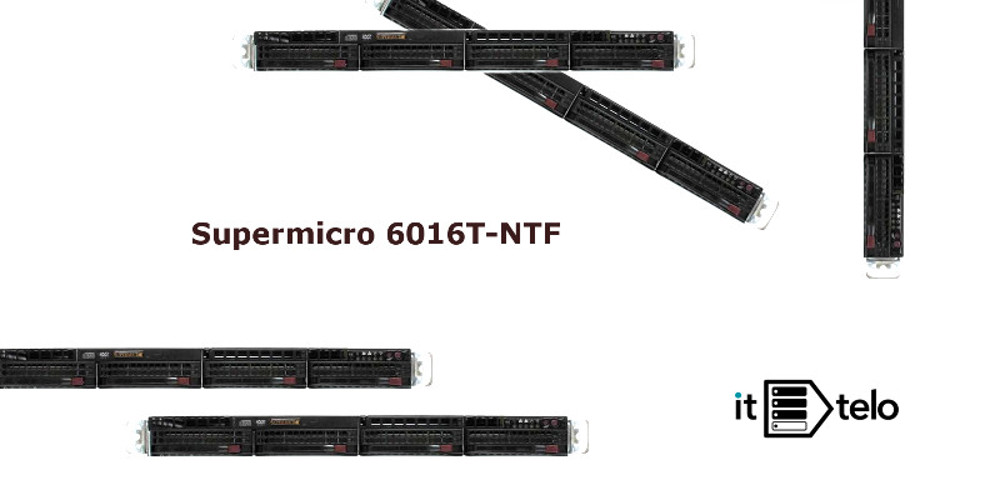 Обзор сервера Supermicro 6016T-NTF