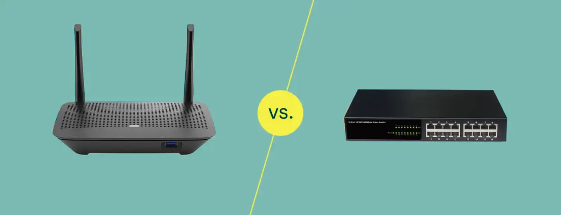 Чем отличается коммутатор от маршрутизатора