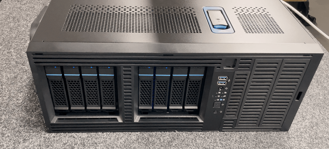 GPU-сервер TOWER формата с двумя RTX PRO 4000 Blackwell - обзор сборки