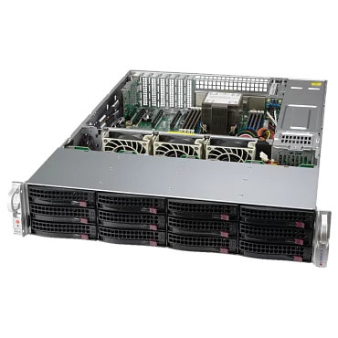 Серверное шасси Supermicro CSE-826BAC12-R802LPB
