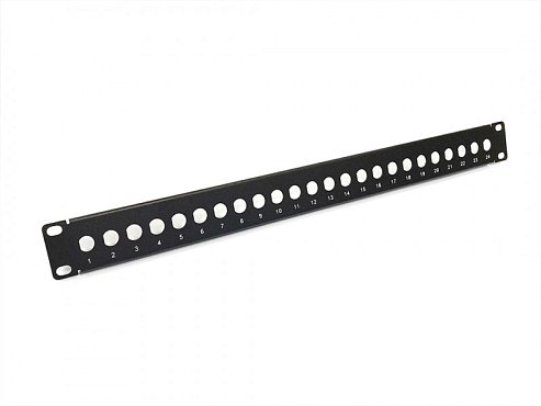 Модульная патч-панель BNC 19" Hyperline PPBL-BNC-19-24BNC 1U 24 порта