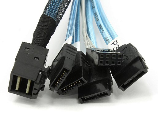 Кабель 1xMiniSAS HD int (SFF-8643) - 4xSATA int