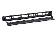 Модульная патч-панель 19" Cabeus PLB-24 1U 24 порта