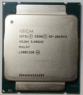 Процессор Intel Xeon E5-2643 v3 20 M Cache 3.40 GHz 6 ядер LGA 2011-3
