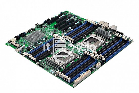Материнская плата Supermicro X9DR3-LN4F+ rev 1.2 (2xLGA2011, 24xDDR3, Raid 3gb/s)