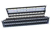 Патч-панель 19" Кат.6 Hyperline PP3-19-48-8P8C-C6-110D 2U 48 портов
