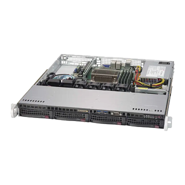 Сервер Supermicro SuperServer 5019S-M 4x3.5" Rack 1U, SYS-5019S-M