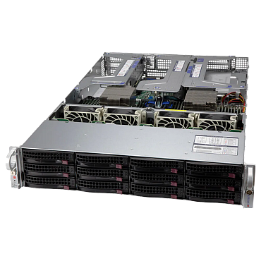 Сервер Supermicro A+ Server 2024US-TRT 12x3.5" Rack 2U, AS-2024US-TRT