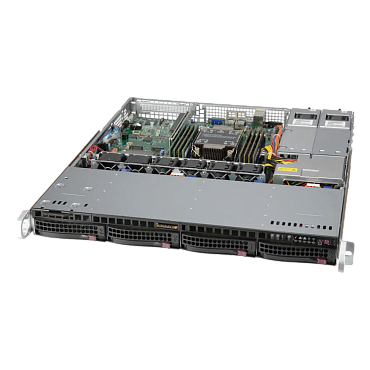 Сервер Supermicro SuperServer 510P-MR 4x3.5" Rack 1U, SYS-510P-MR