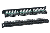 Патч-панель 19" Кат.6 Cabeus PLHD-48-Cat.6-Dual 1U 48 портов
