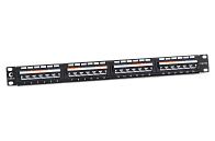 Патч-панель 19" Кат.5е Cabeus PLAN-24-Cat.5e-Dual IDC 1U 24 порта