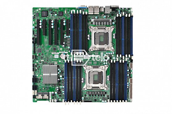 Материнская плата Supermicro X9DR3-LN4F+ rev 1.2 (2xLGA2011, 24xDDR3, Raid 3gb/s)