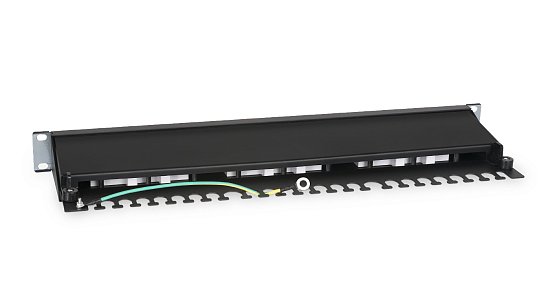 Патч-панель 19" Кат.5е Cabeus PL-24-Cat.5e-SH-Dual IDC 1U 24 порта
