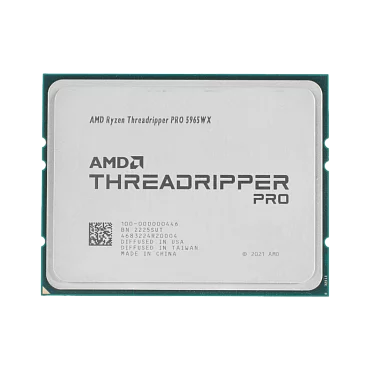 Процессор AMD Ryzen Threadripper PRO 5965WX 128M Cache, 3.8 GHz, 24 ядра sWRX8