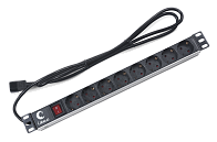 Блок розеток  19"  10А Cabeus PDU-8P-2IEC 8 розеток