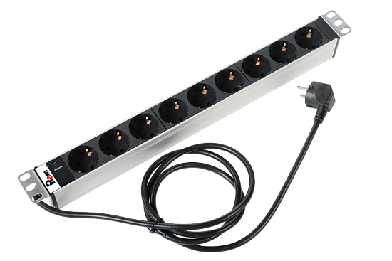 Блок розеток 19", 9 розеток ЦМО R-16-9S-I-440-1.8