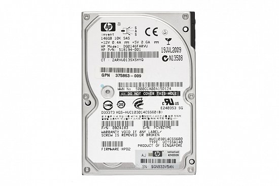 Жесткий диск HDD 146Gb / SAS / 2,5 / 10K rpm ref