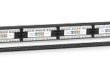 Патч-панель 19" Кат.5е Cabeus PL-24-Cat.5e-Dual 1U 24 порта